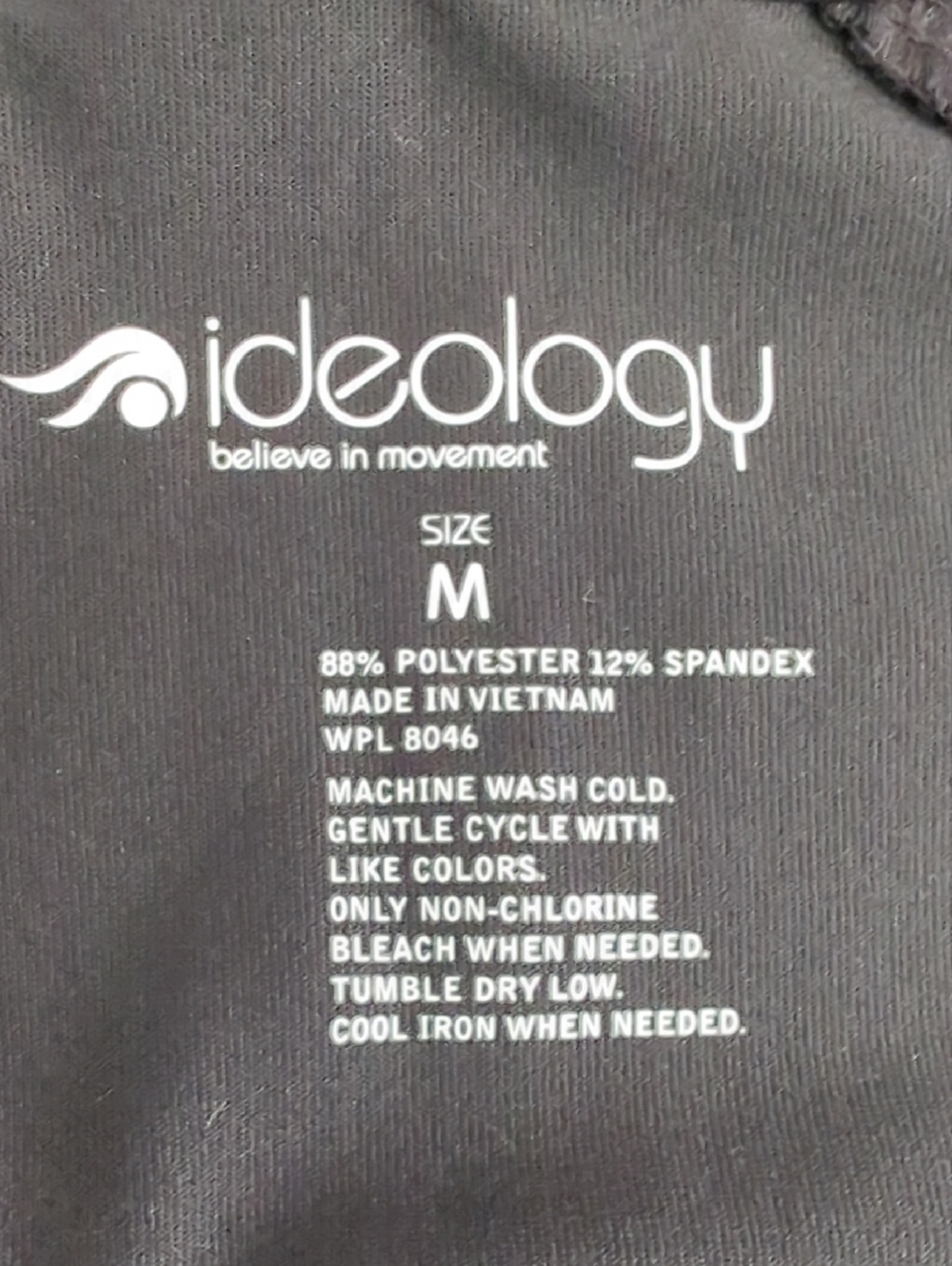 Ideology Black Workout Jacket with Pink Accents - Zipped Pockets All Around - Picture 8 of 8